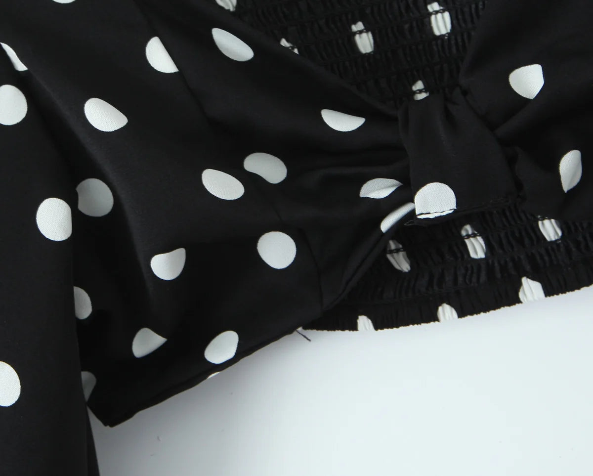 Short Tops And Split Long Skirt Women Dress Set
