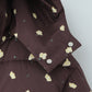 Hooded Flower Printed Women's Cotton Coat