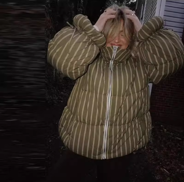 Loose Elegant Stree Jacket Lace Up Long Sleeve Stand-Up Collar Cotton Coats