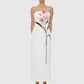 White Lily Strapless Maxi Dress | SignalChow Elegant Summer Dress