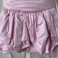 Pastel Pink Folds Sleeveless Bubble Hem Beach Mini Dress