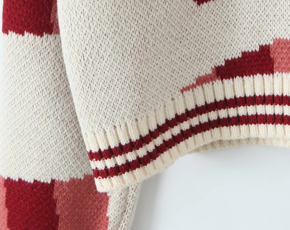 Embroidery Fruit Knitted Sweaters