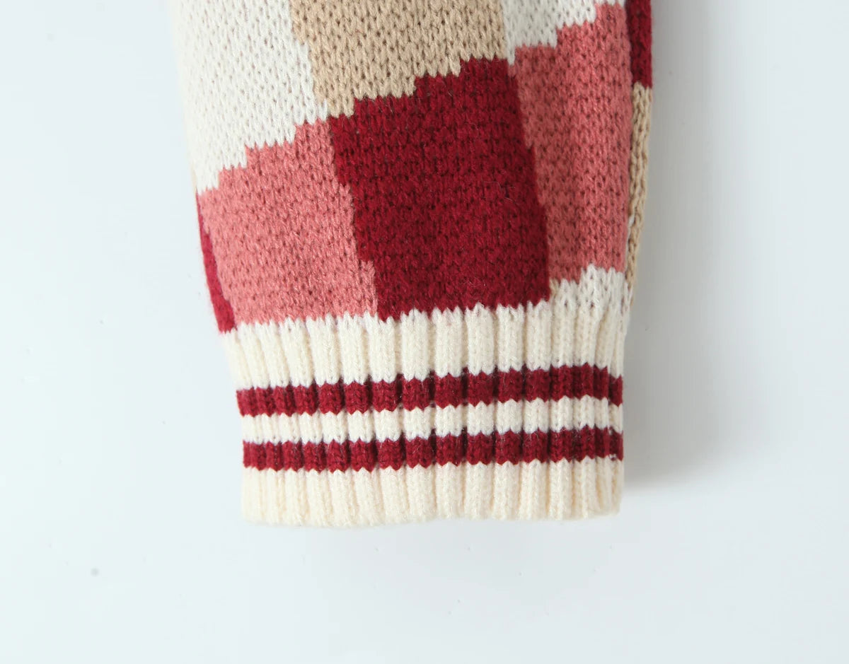 Embroidery Fruit Knitted Sweaters