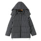 Thick Warm Stand Collar Hooded Zipper Street Outwear Cotton Coats