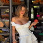 Ruffled Ruched Tiered Mini Dress