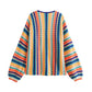 New Women Autumn Female Casual Streetwear Long Sleeve Colorful Cardigan Knitted Open Stitch Sweater