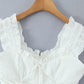 Ruffled Ruched Tiered Mini Dress