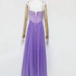 Butterfly Applique Corset Chiffon Maxi Dress