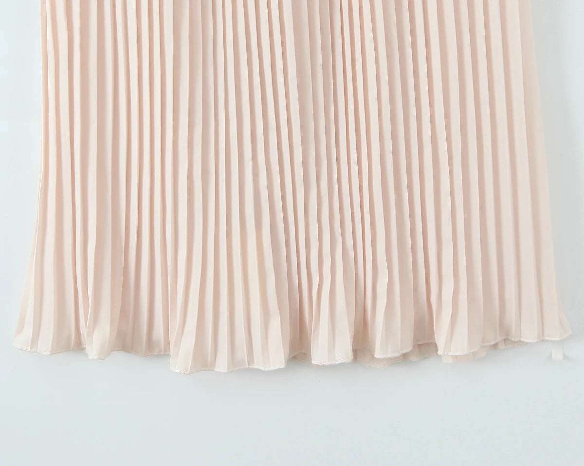 Elegant Folds Solid Strapless Sleeveless Party Dress