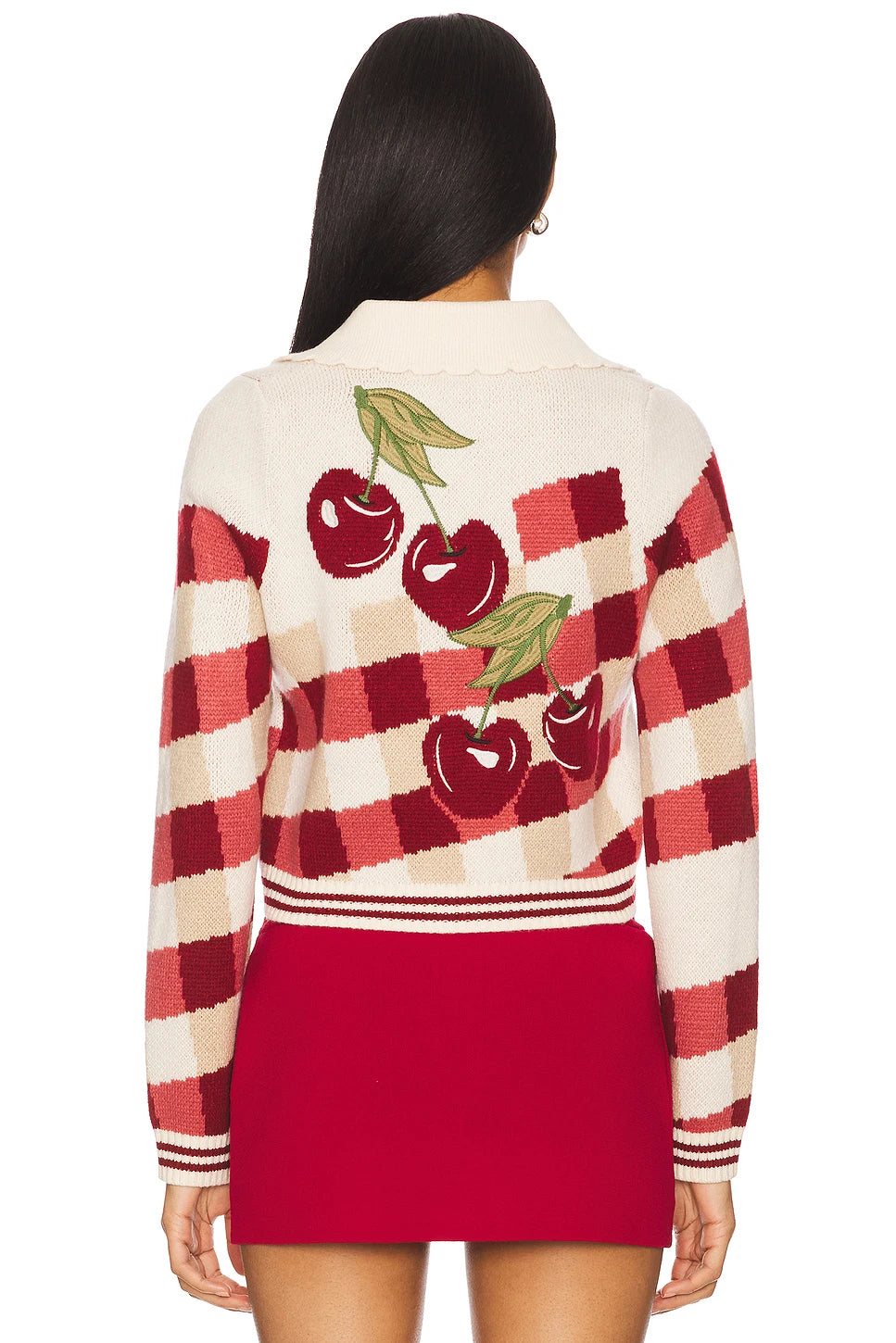 Embroidery Fruit Knitted Sweaters