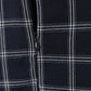 Blue Plaid Sweetheart Neck Bubble Hem Mini Dress