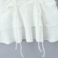 Ruffled Ruched Tiered Mini Dress