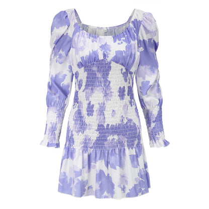 Women Purple Violet Mini Dress