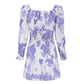 Women Purple Violet Mini Dress