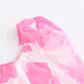 Women Pink Holiday Vocation Mini Dress