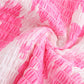 Women Pink Holiday Vocation Mini Dress
