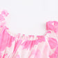 Women Pink Holiday Vocation Mini Dress
