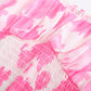 Women Pink Holiday Vocation Mini Dress