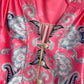 Vintage Print Palace Women Long Sleeve Ladies Party Long Dress