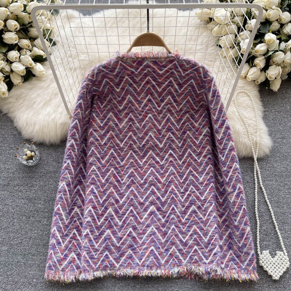 New Autumn Loose Tessel Single Breasted with Pocket Jackets