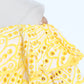 High Waist Hollow Out Ruffled Short Sleeve Long Dress