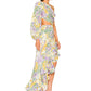 Sexy One Shoulder Asymmetric Print Beach Dress