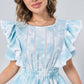 Short Sleeve Natasha Mini Dress Women Ruffled A-line Dress